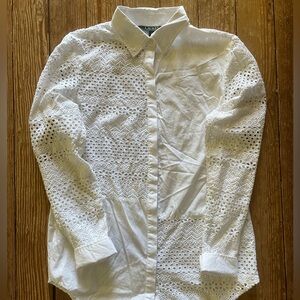 Lauren by Ralph Lauren lace blouse